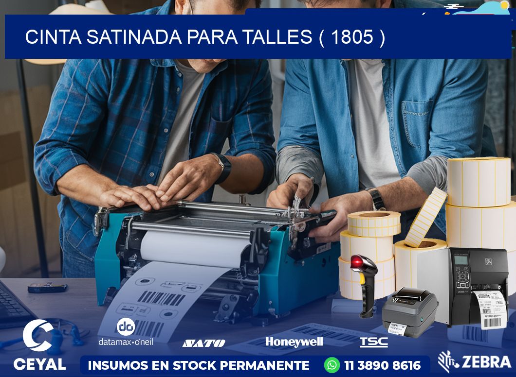 CINTA SATINADA PARA TALLES ( 1805 )