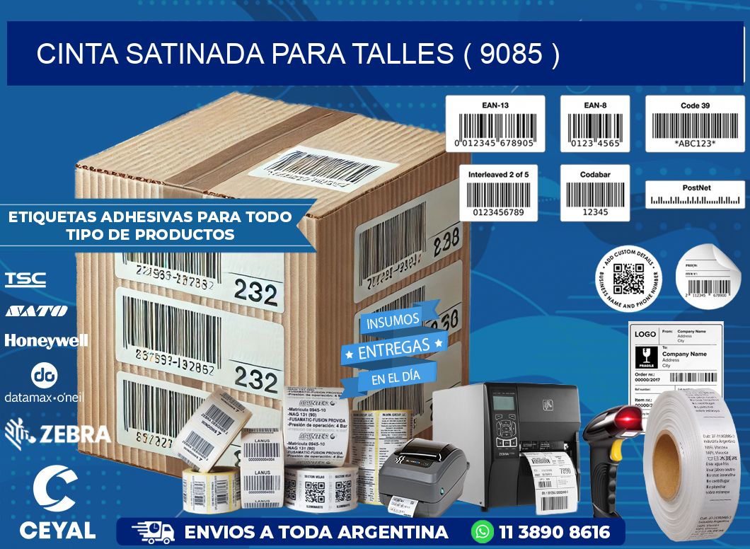CINTA SATINADA PARA TALLES ( 9085 )