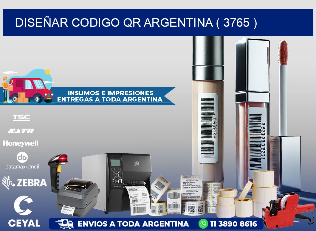 DISEÑAR CODIGO QR ARGENTINA ( 3765 )