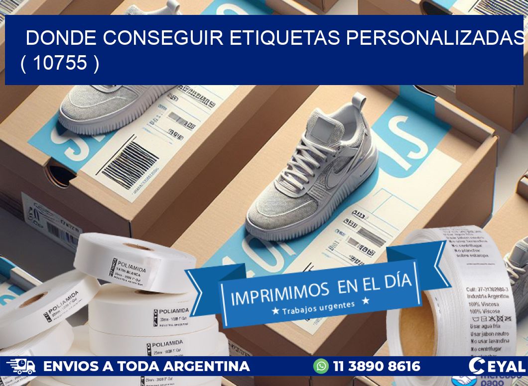 DONDE CONSEGUIR ETIQUETAS PERSONALIZADAS ( 10755 )