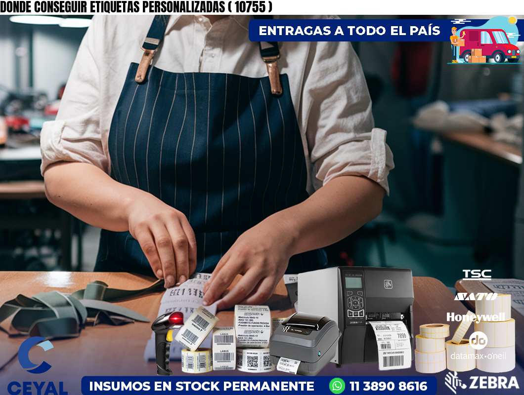 DONDE CONSEGUIR ETIQUETAS PERSONALIZADAS ( 10755 )