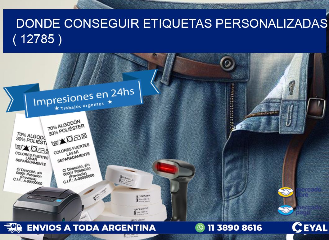 DONDE CONSEGUIR ETIQUETAS PERSONALIZADAS ( 12785 )