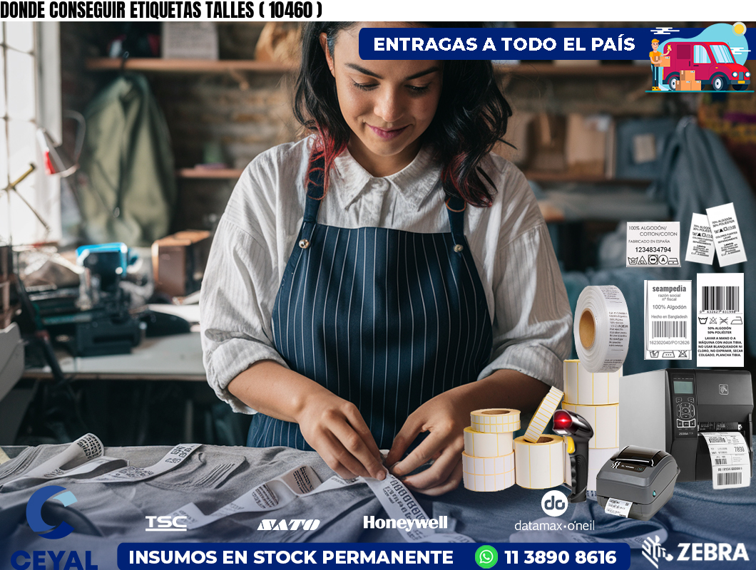 DONDE CONSEGUIR ETIQUETAS TALLES ( 10460 )