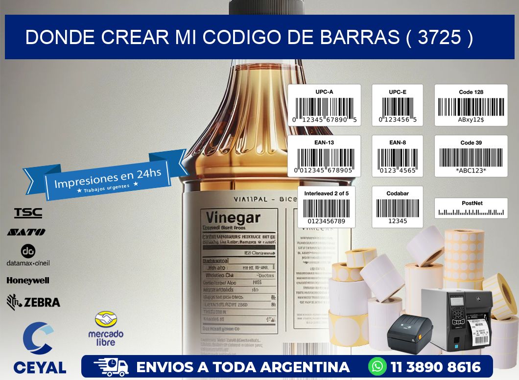DONDE CREAR MI CODIGO DE BARRAS ( 3725 )