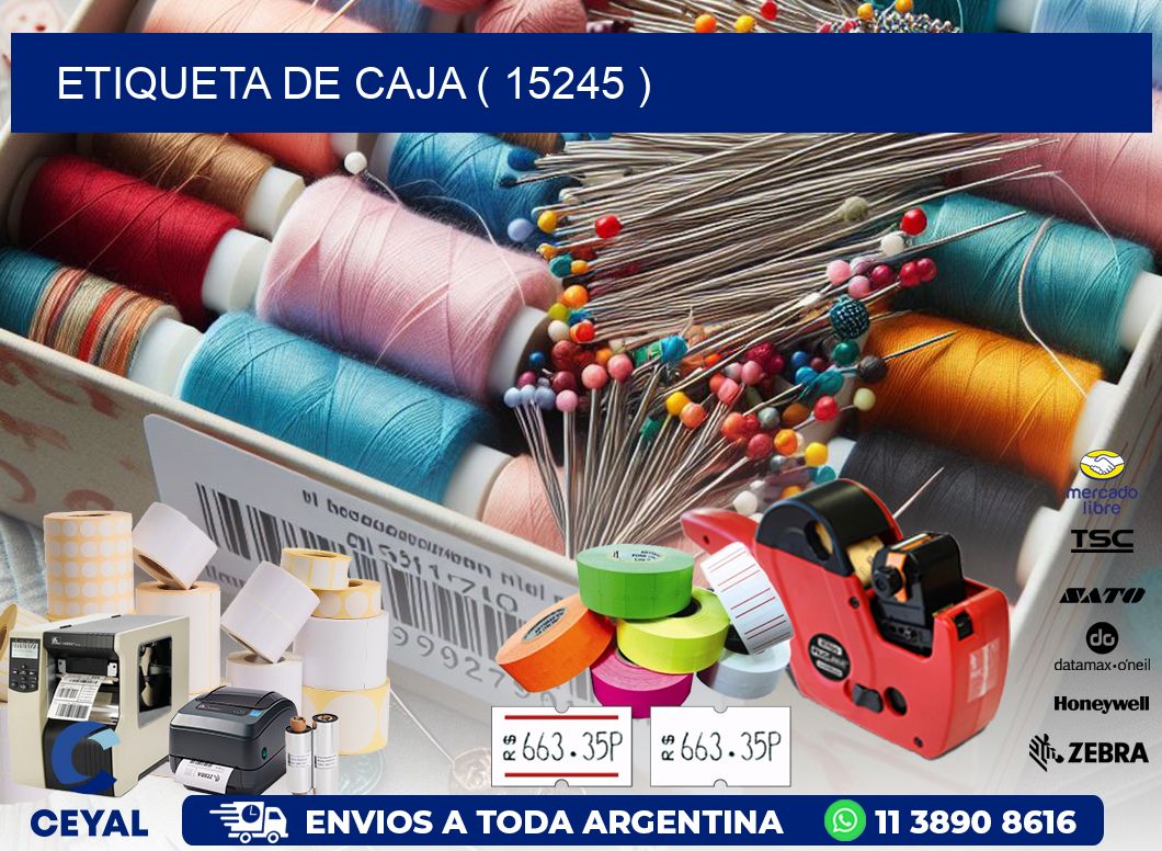 ETIQUETA DE CAJA ( 15245 )