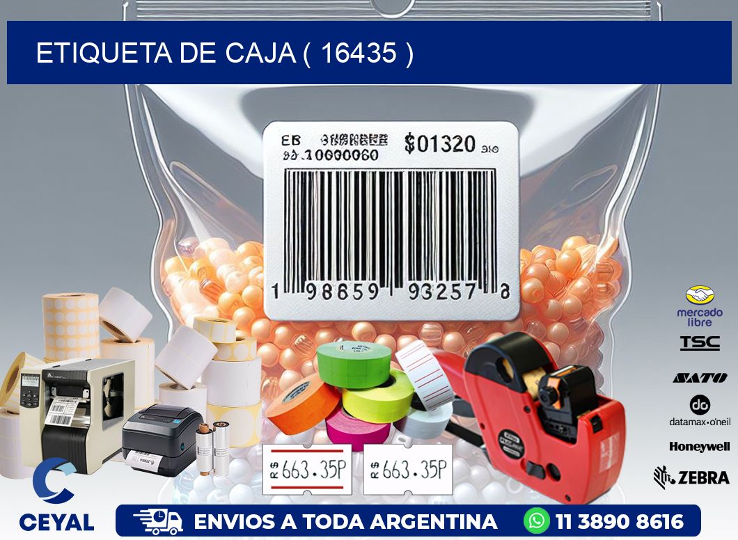 ETIQUETA DE CAJA ( 16435 )