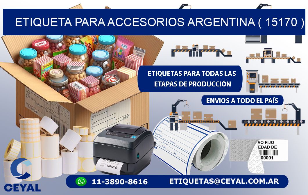 ETIQUETA PARA ACCESORIOS ARGENTINA ( 15170 )