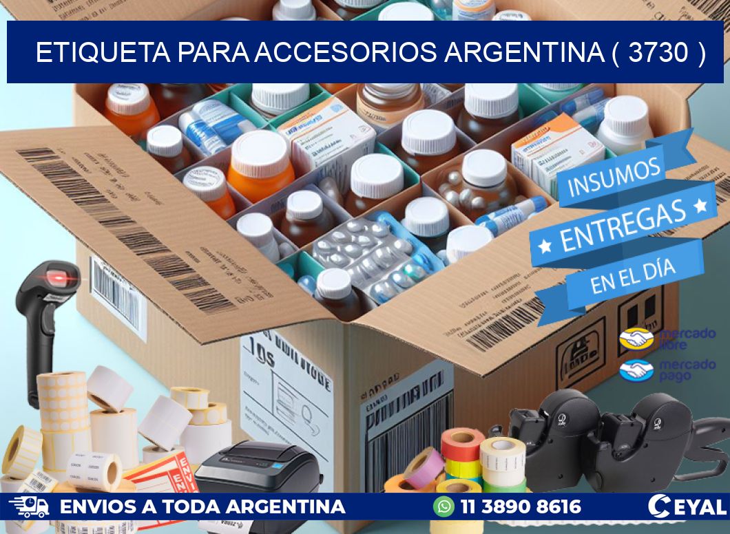 ETIQUETA PARA ACCESORIOS ARGENTINA ( 3730 )
