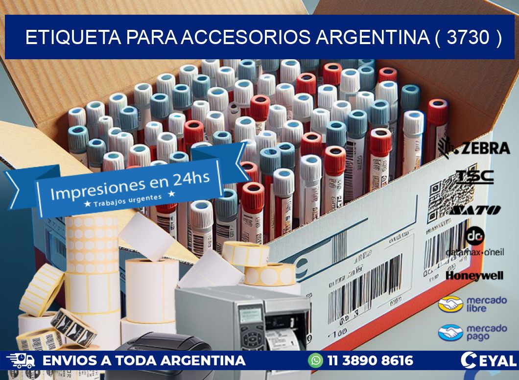 ETIQUETA PARA ACCESORIOS ARGENTINA ( 3730 )