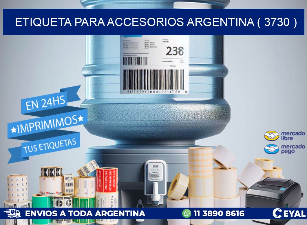 ETIQUETA PARA ACCESORIOS ARGENTINA ( 3730 )