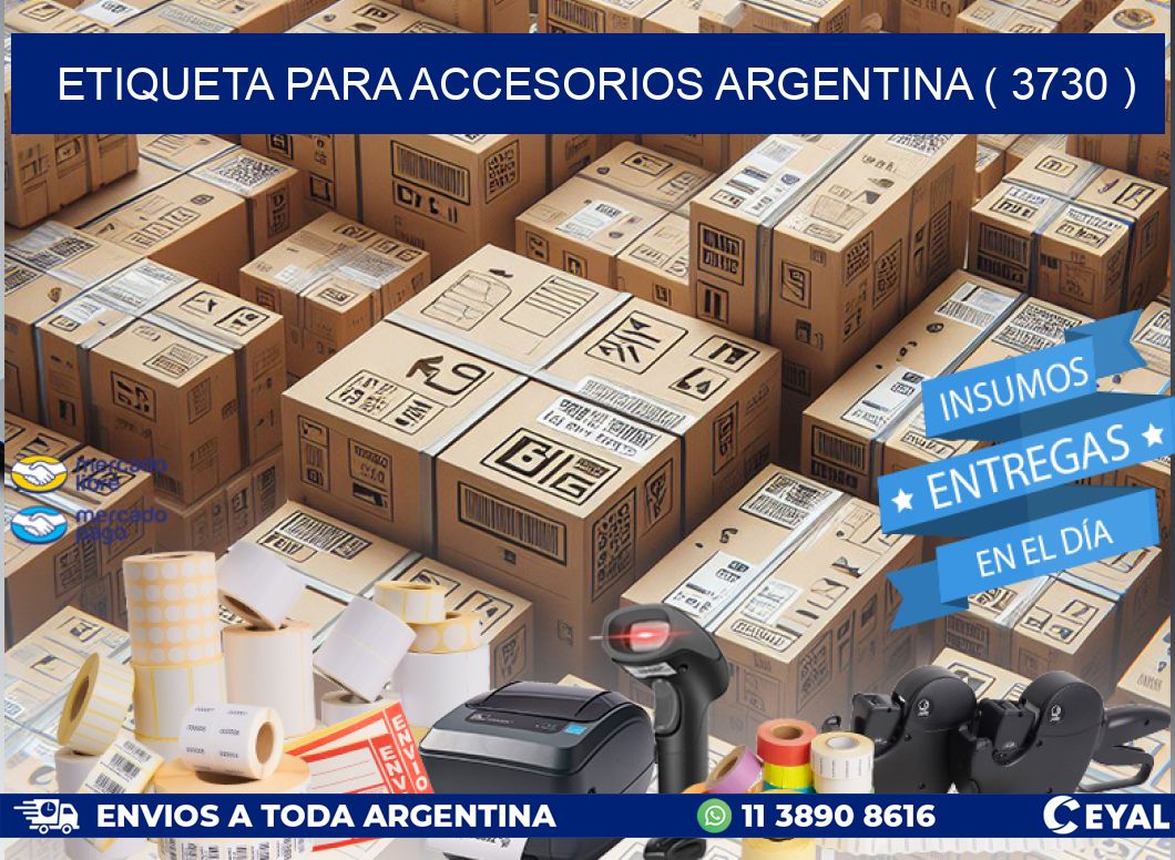 ETIQUETA PARA ACCESORIOS ARGENTINA ( 3730 )