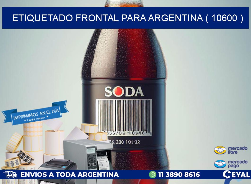 ETIQUETADO FRONTAL PARA ARGENTINA ( 10600 )