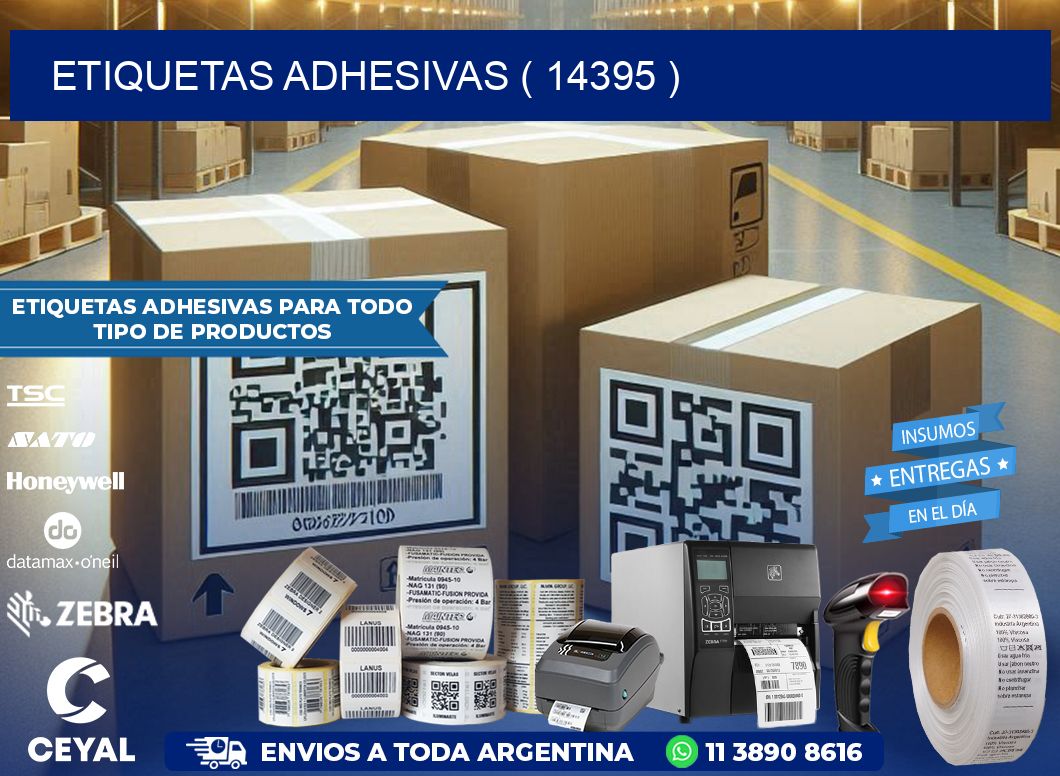 ETIQUETAS ADHESIVAS ( 14395 )