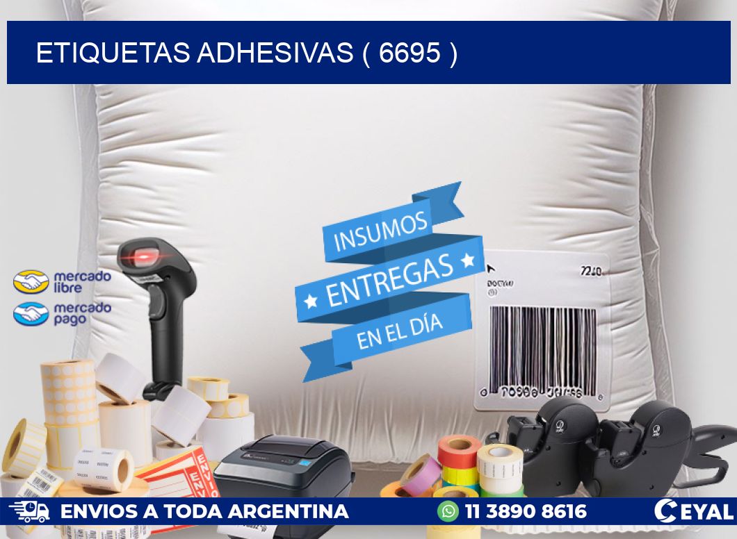 ETIQUETAS ADHESIVAS ( 6695 )