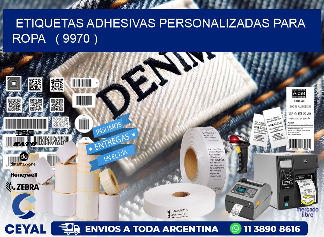 ETIQUETAS ADHESIVAS PERSONALIZADAS PARA ROPA   ( 9970 )