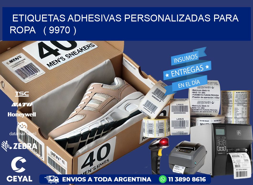 ETIQUETAS ADHESIVAS PERSONALIZADAS PARA ROPA   ( 9970 )
