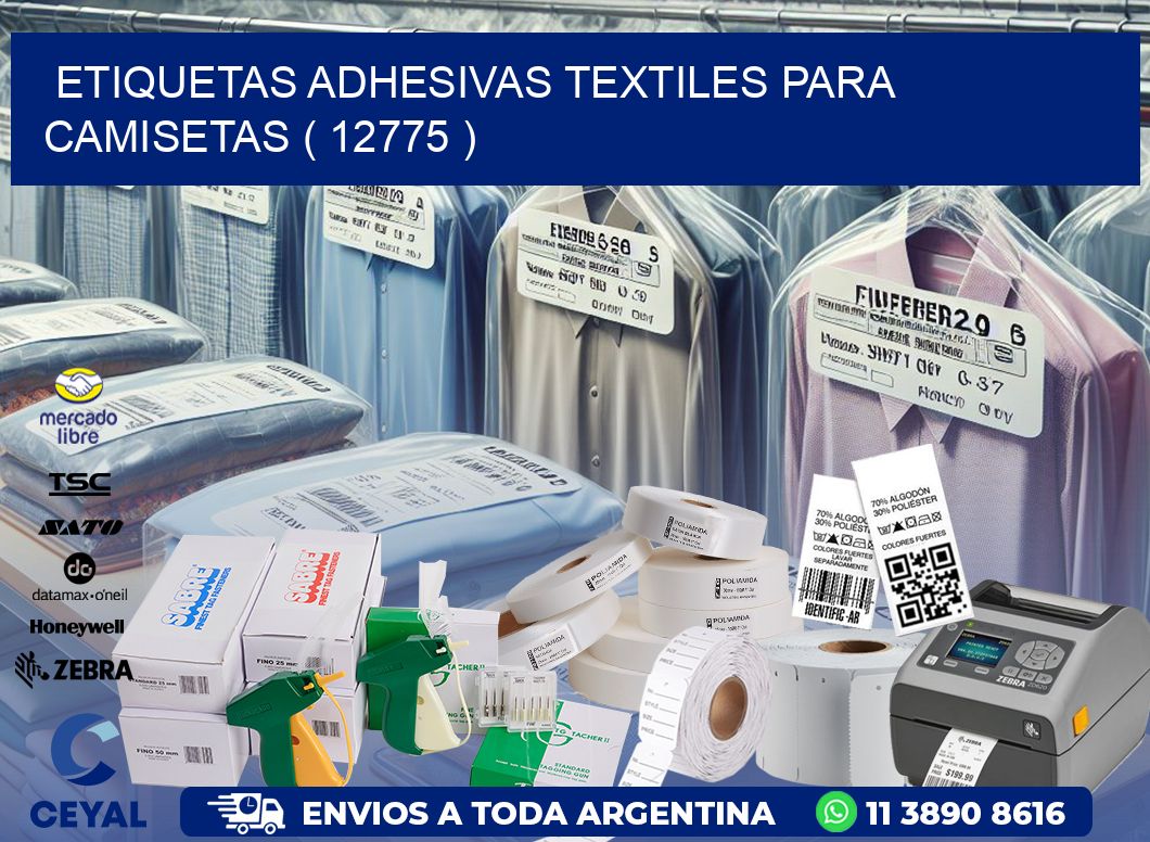 ETIQUETAS ADHESIVAS TEXTILES PARA CAMISETAS ( 12775 )