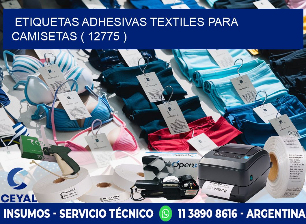 ETIQUETAS ADHESIVAS TEXTILES PARA CAMISETAS ( 12775 )