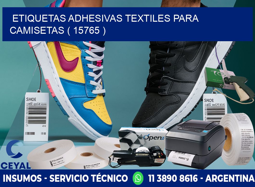 ETIQUETAS ADHESIVAS TEXTILES PARA CAMISETAS ( 15765 )