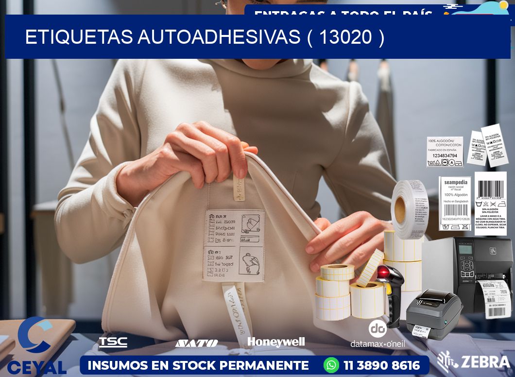 ETIQUETAS AUTOADHESIVAS ( 13020 )