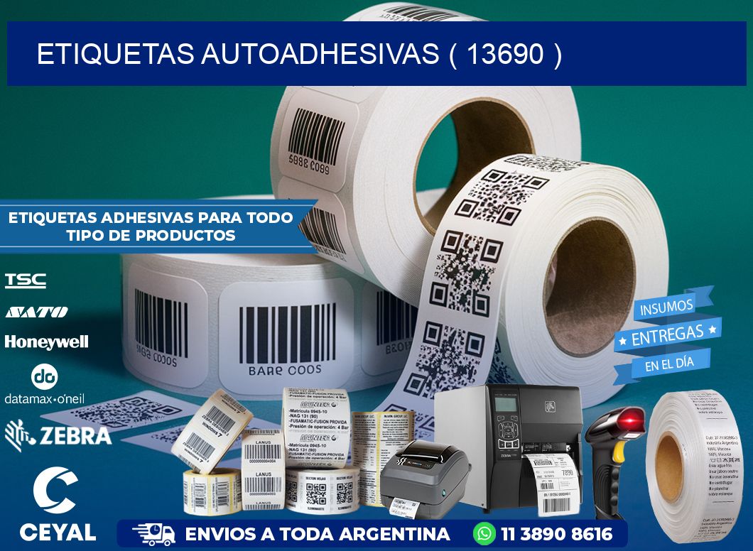ETIQUETAS AUTOADHESIVAS ( 13690 )