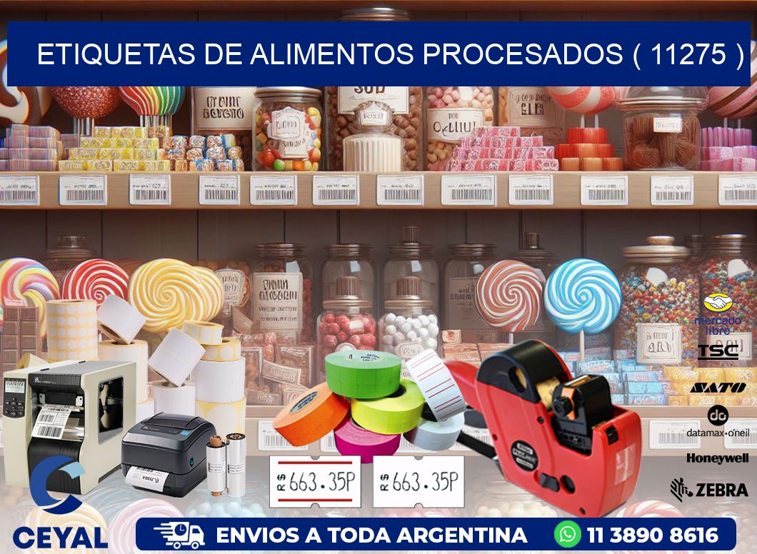 ETIQUETAS DE ALIMENTOS PROCESADOS ( 11275 )