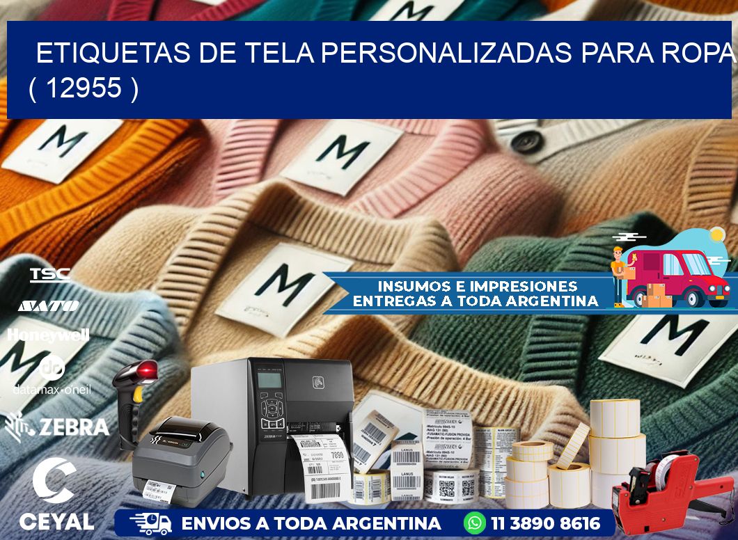 ETIQUETAS DE TELA PERSONALIZADAS PARA ROPA ( 12955 )