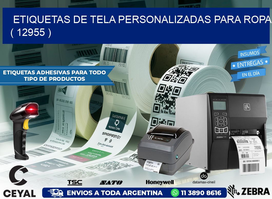 ETIQUETAS DE TELA PERSONALIZADAS PARA ROPA ( 12955 )