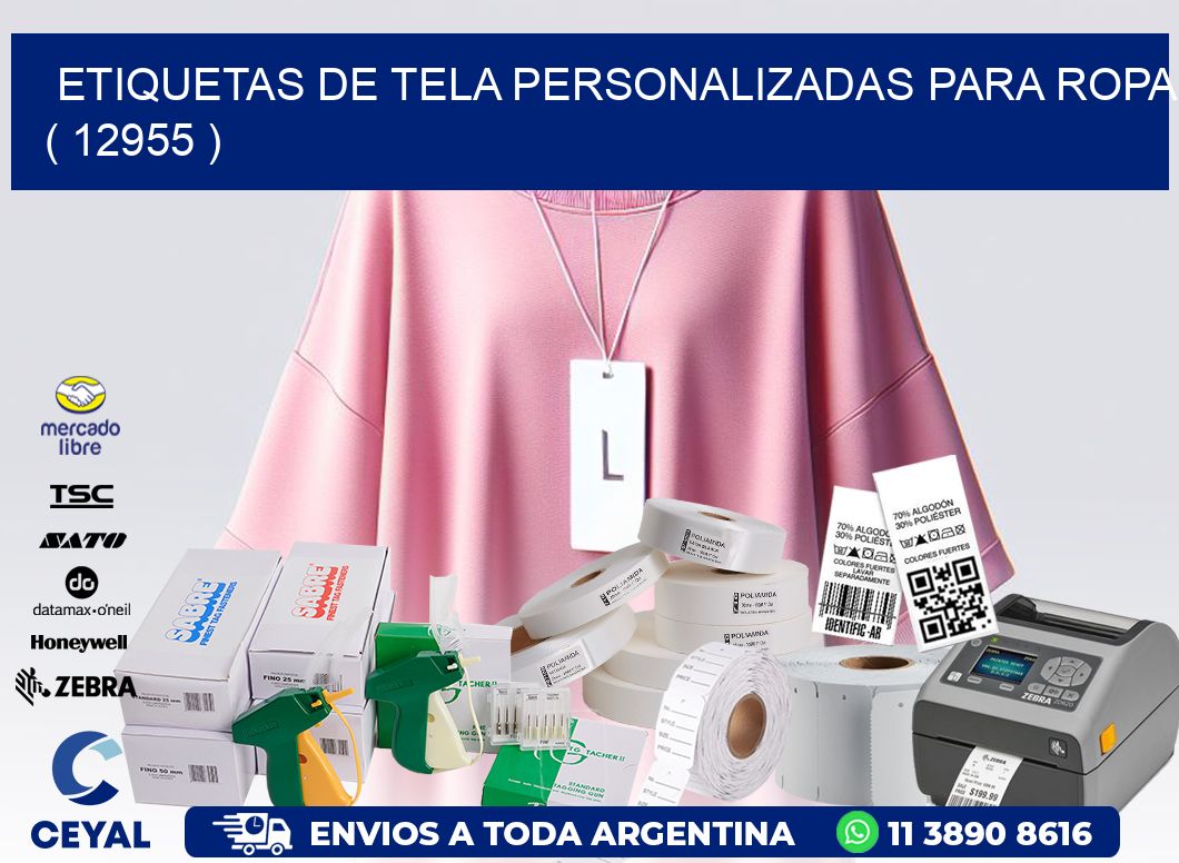 ETIQUETAS DE TELA PERSONALIZADAS PARA ROPA ( 12955 )