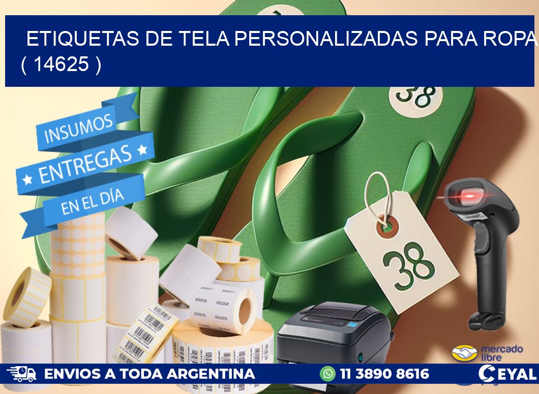ETIQUETAS DE TELA PERSONALIZADAS PARA ROPA ( 14625 )
