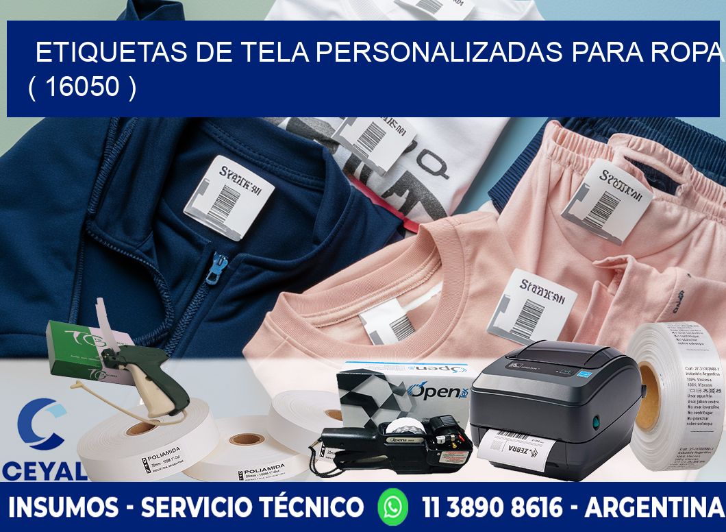 ETIQUETAS DE TELA PERSONALIZADAS PARA ROPA ( 16050 )