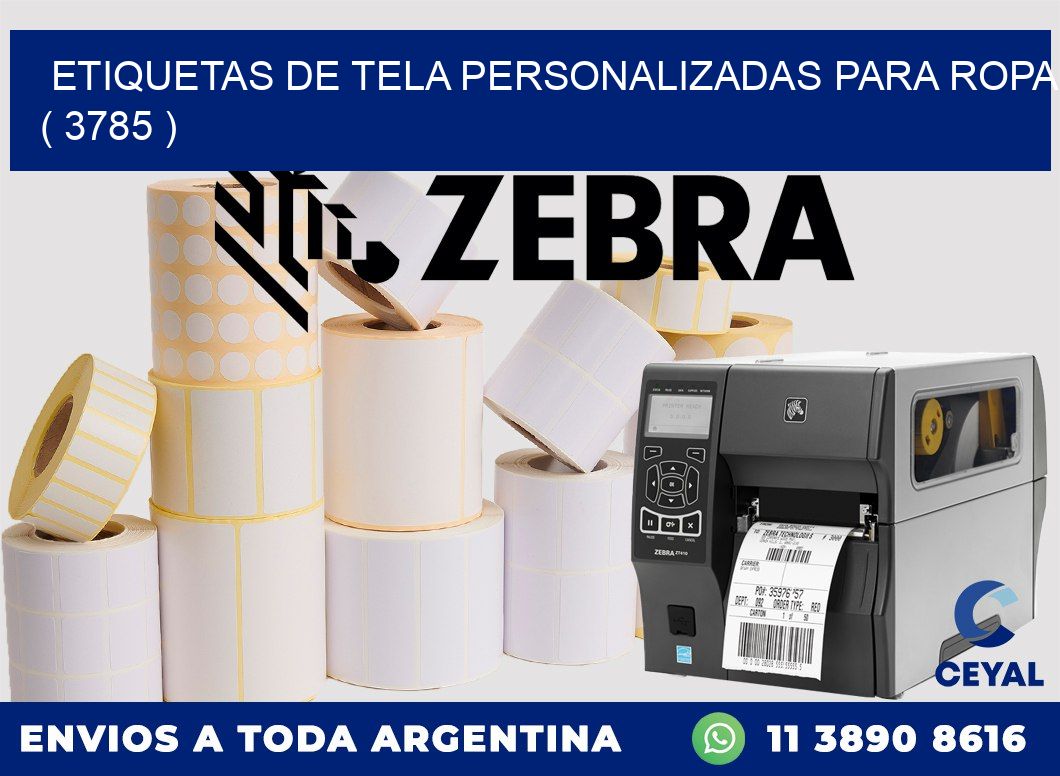 ETIQUETAS DE TELA PERSONALIZADAS PARA ROPA ( 3785 )