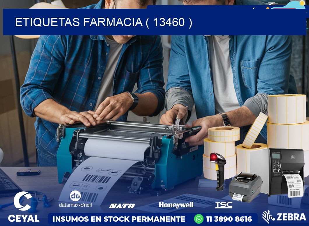 ETIQUETAS FARMACIA ( 13460 )
