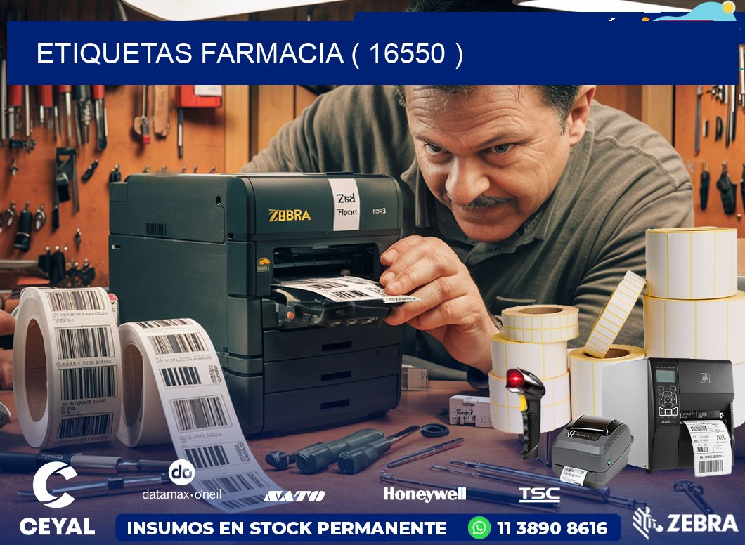 ETIQUETAS FARMACIA ( 16550 )