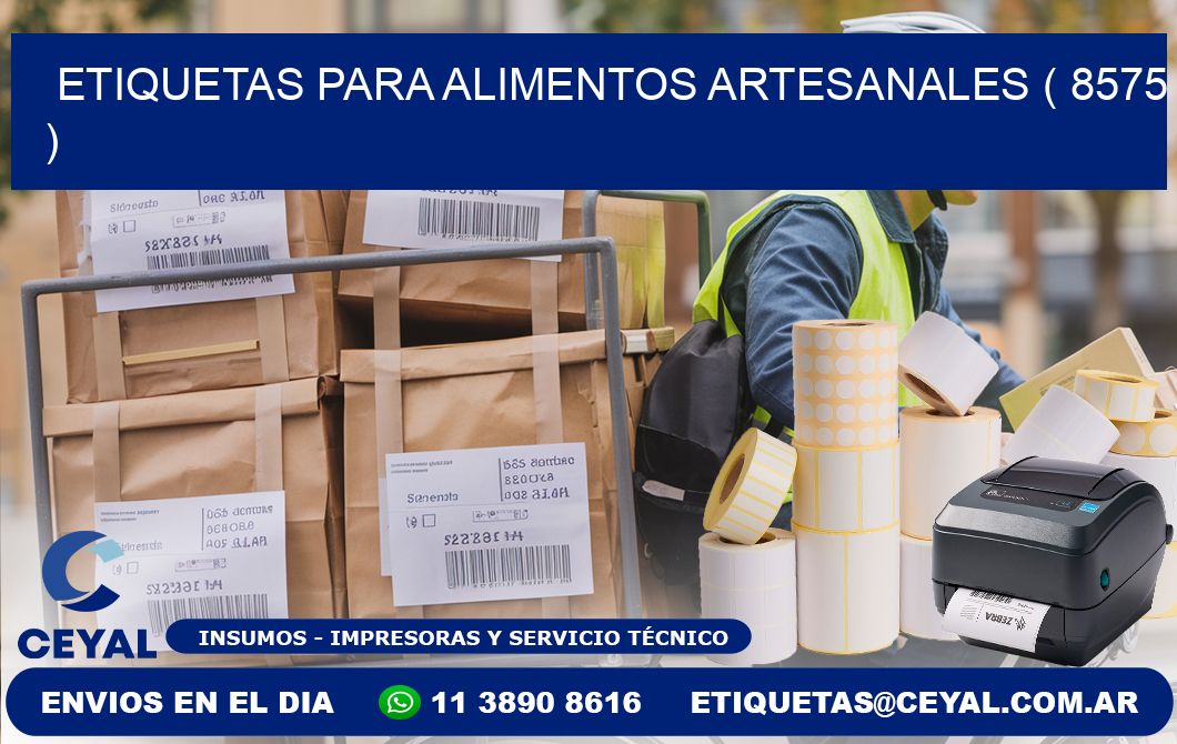 ETIQUETAS PARA ALIMENTOS ARTESANALES ( 8575 )