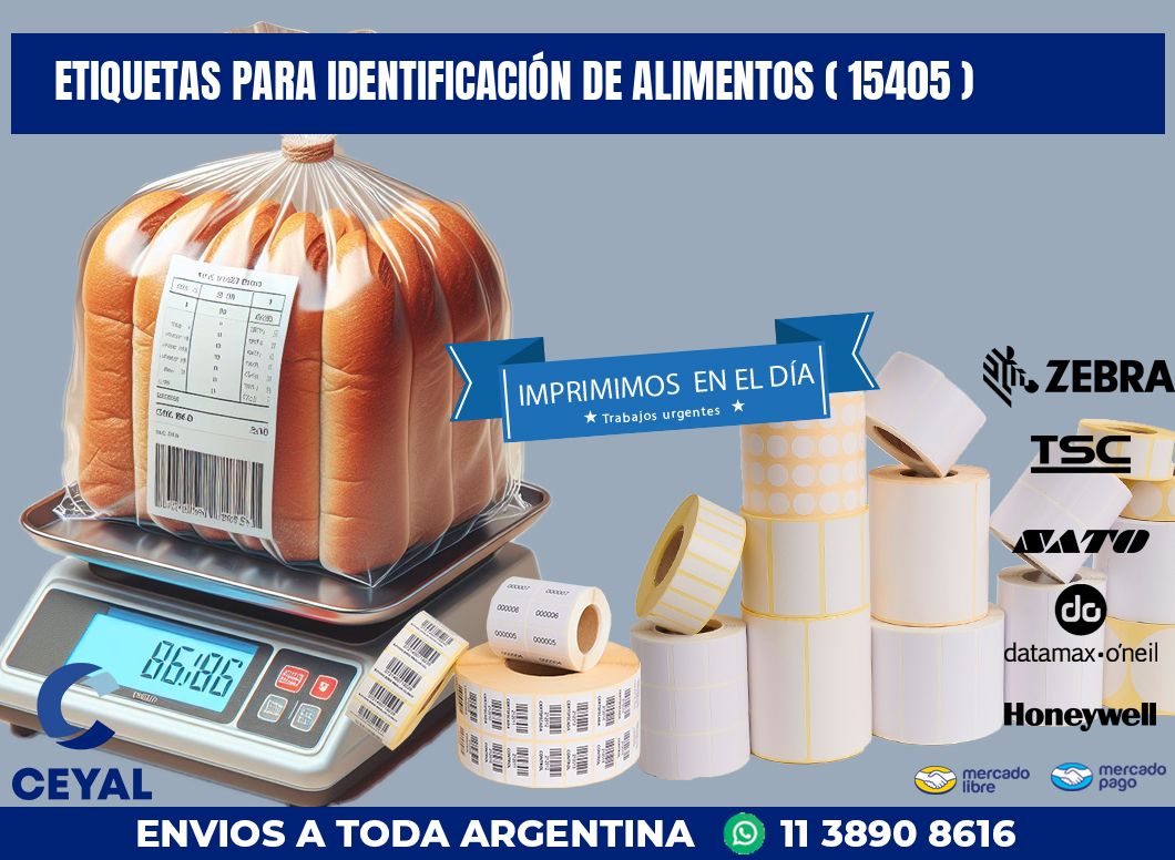 ETIQUETAS PARA IDENTIFICACIÓN DE ALIMENTOS ( 15405 )