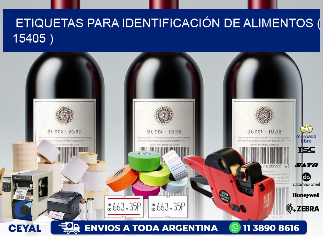ETIQUETAS PARA IDENTIFICACIÓN DE ALIMENTOS ( 15405 )