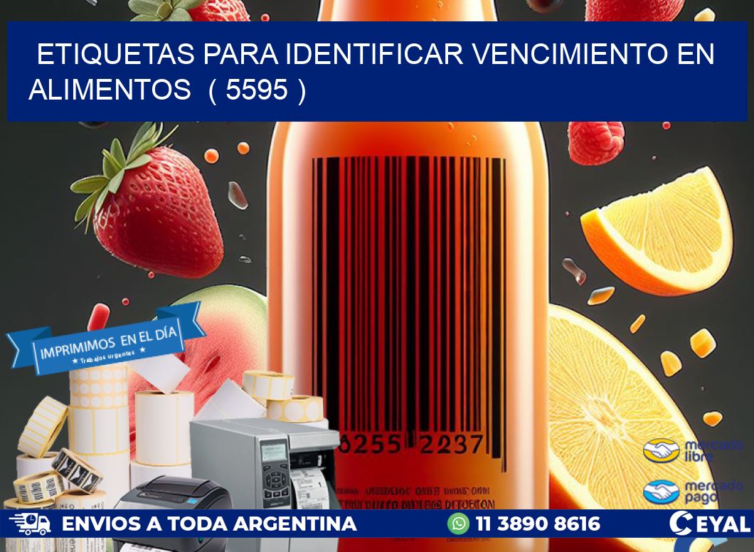 ETIQUETAS PARA IDENTIFICAR VENCIMIENTO EN ALIMENTOS  ( 5595 )