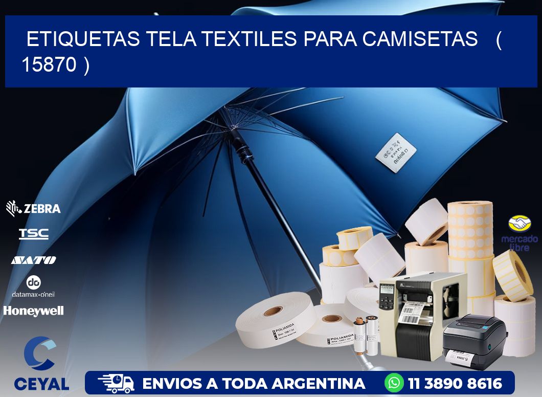 ETIQUETAS TELA TEXTILES PARA CAMISETAS   ( 15870 )