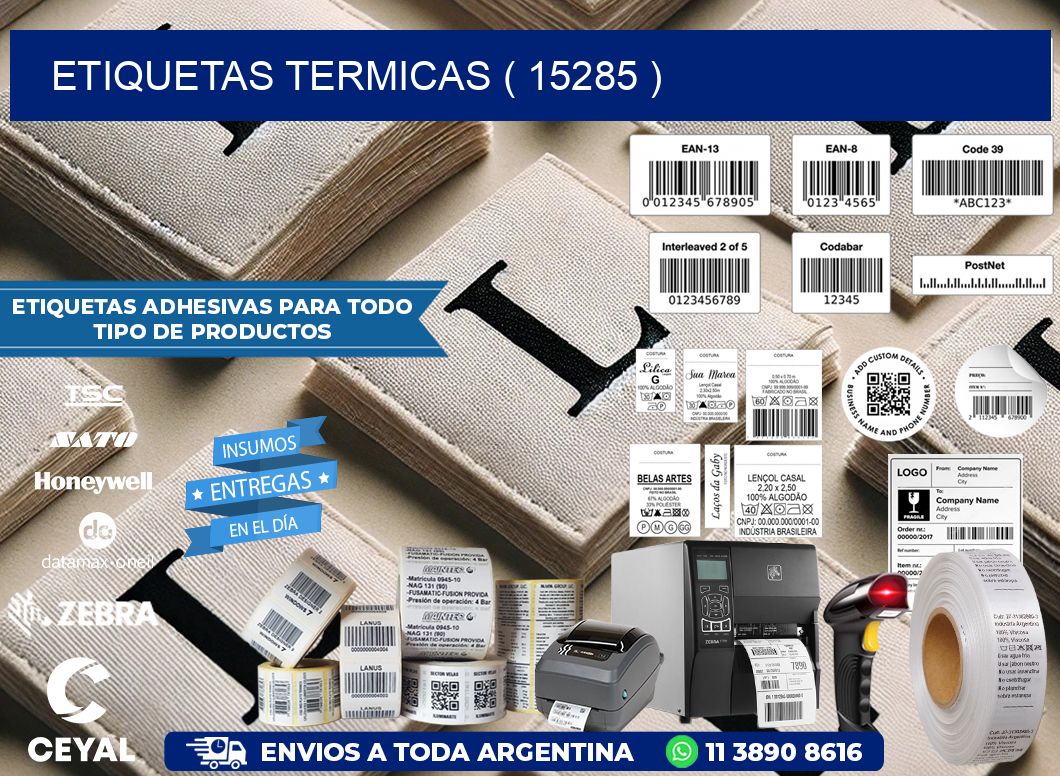 ETIQUETAS TERMICAS ( 15285 )