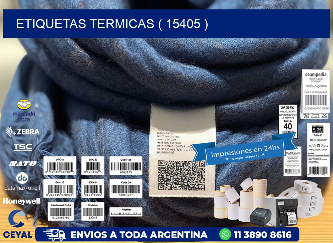 ETIQUETAS TERMICAS ( 15405 )