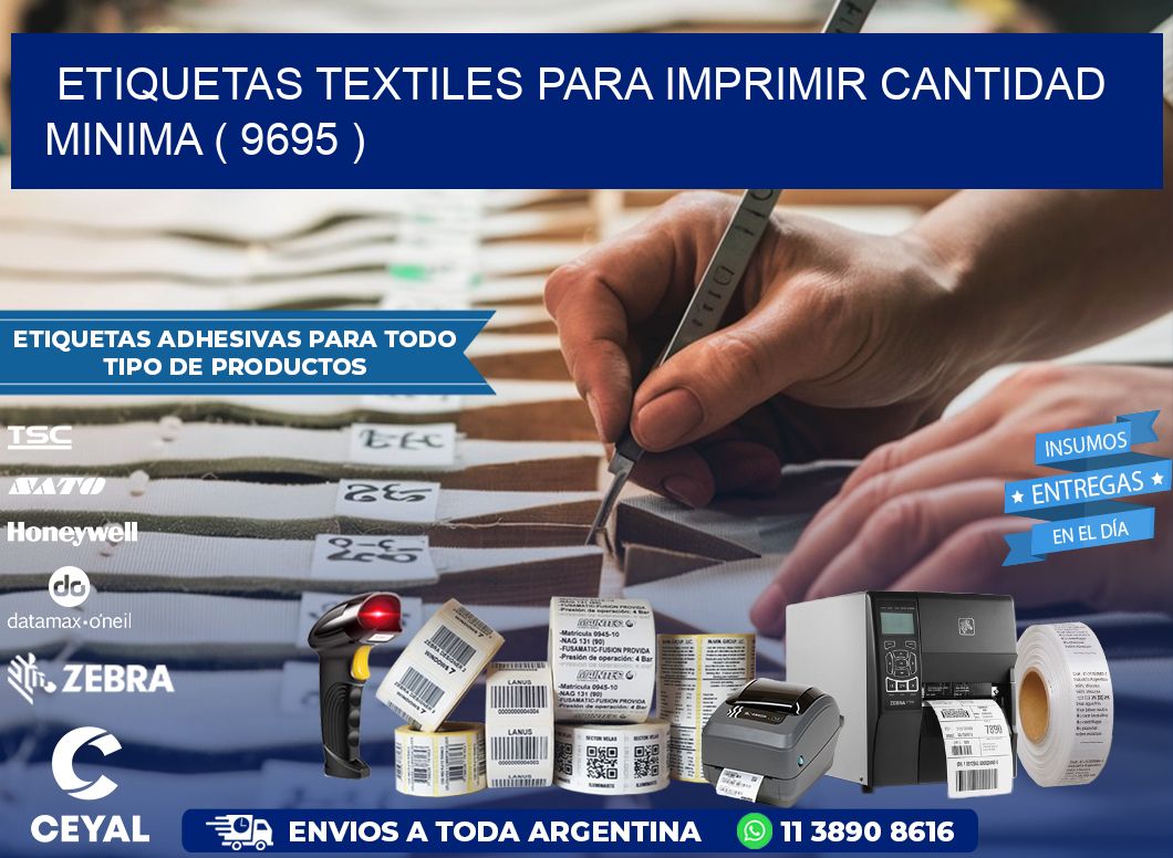 ETIQUETAS TEXTILES PARA IMPRIMIR CANTIDAD MINIMA ( 9695 )