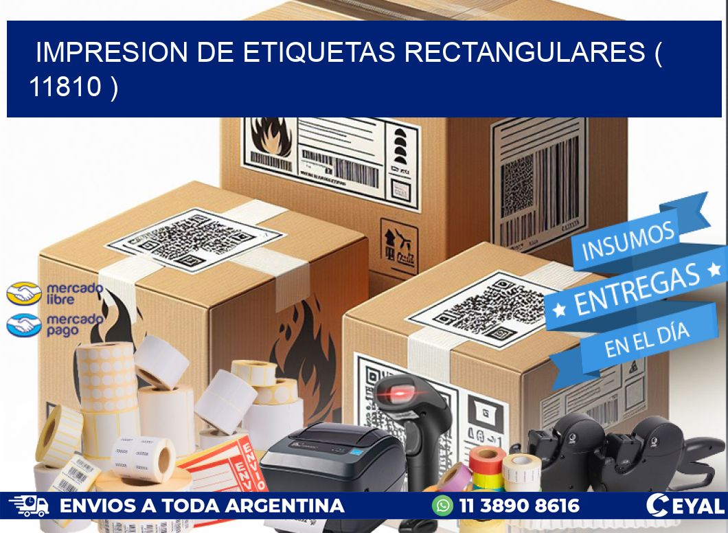 IMPRESION DE ETIQUETAS RECTANGULARES ( 11810 )