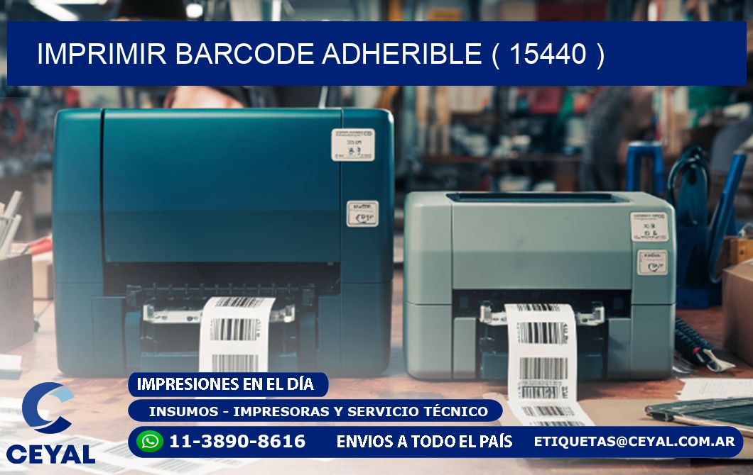 IMPRIMIR BARCODE ADHERIBLE ( 15440 )