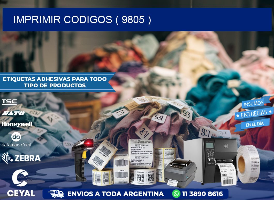 IMPRIMIR CODIGOS ( 9805 )