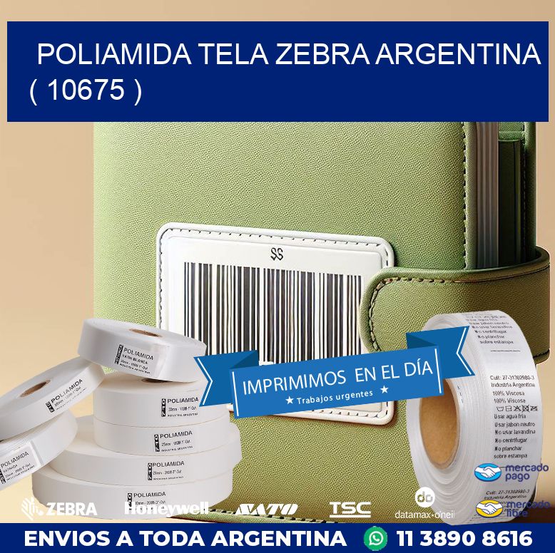 POLIAMIDA TELA ZEBRA ARGENTINA ( 10675 )