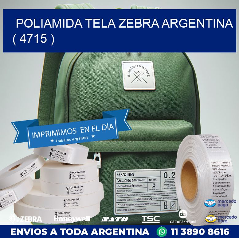 POLIAMIDA TELA ZEBRA ARGENTINA ( 4715 )