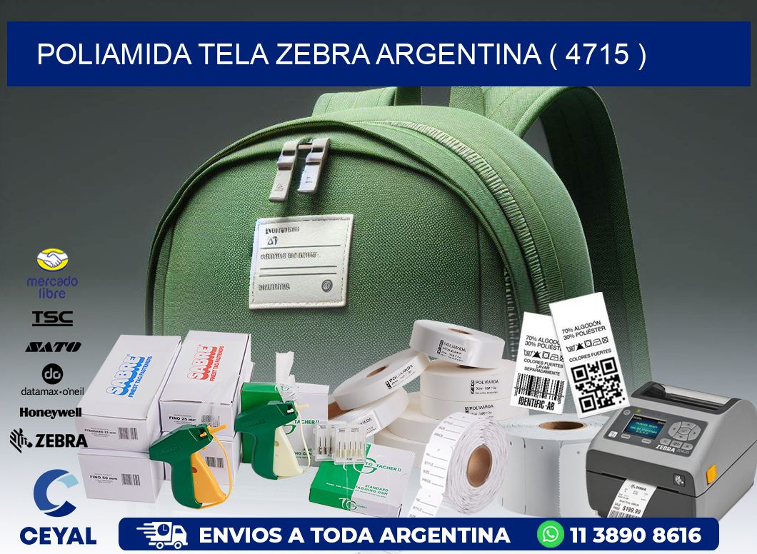 POLIAMIDA TELA ZEBRA ARGENTINA ( 4715 )