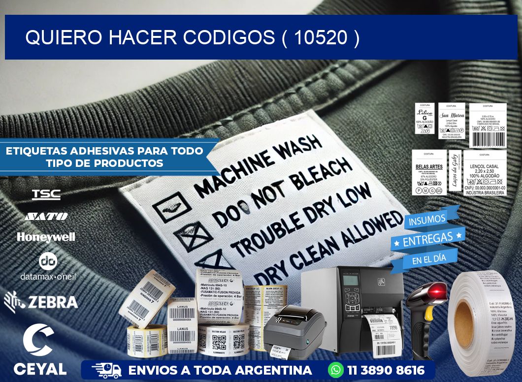 QUIERO HACER CODIGOS ( 10520 )