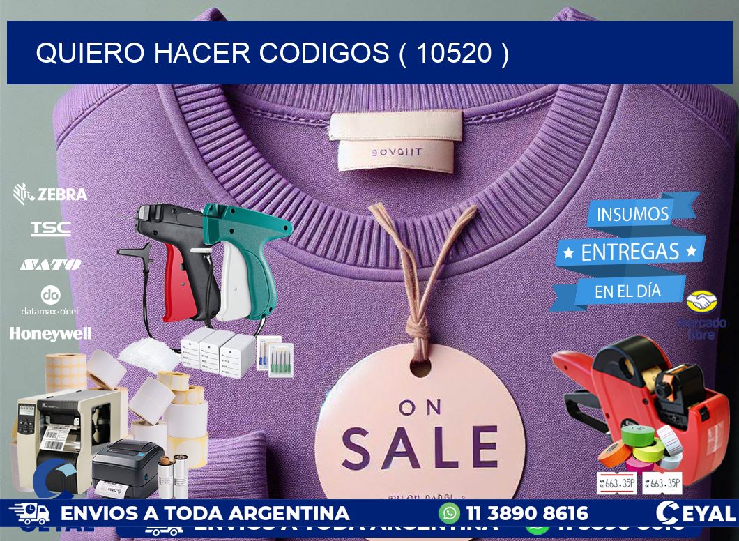 QUIERO HACER CODIGOS ( 10520 )